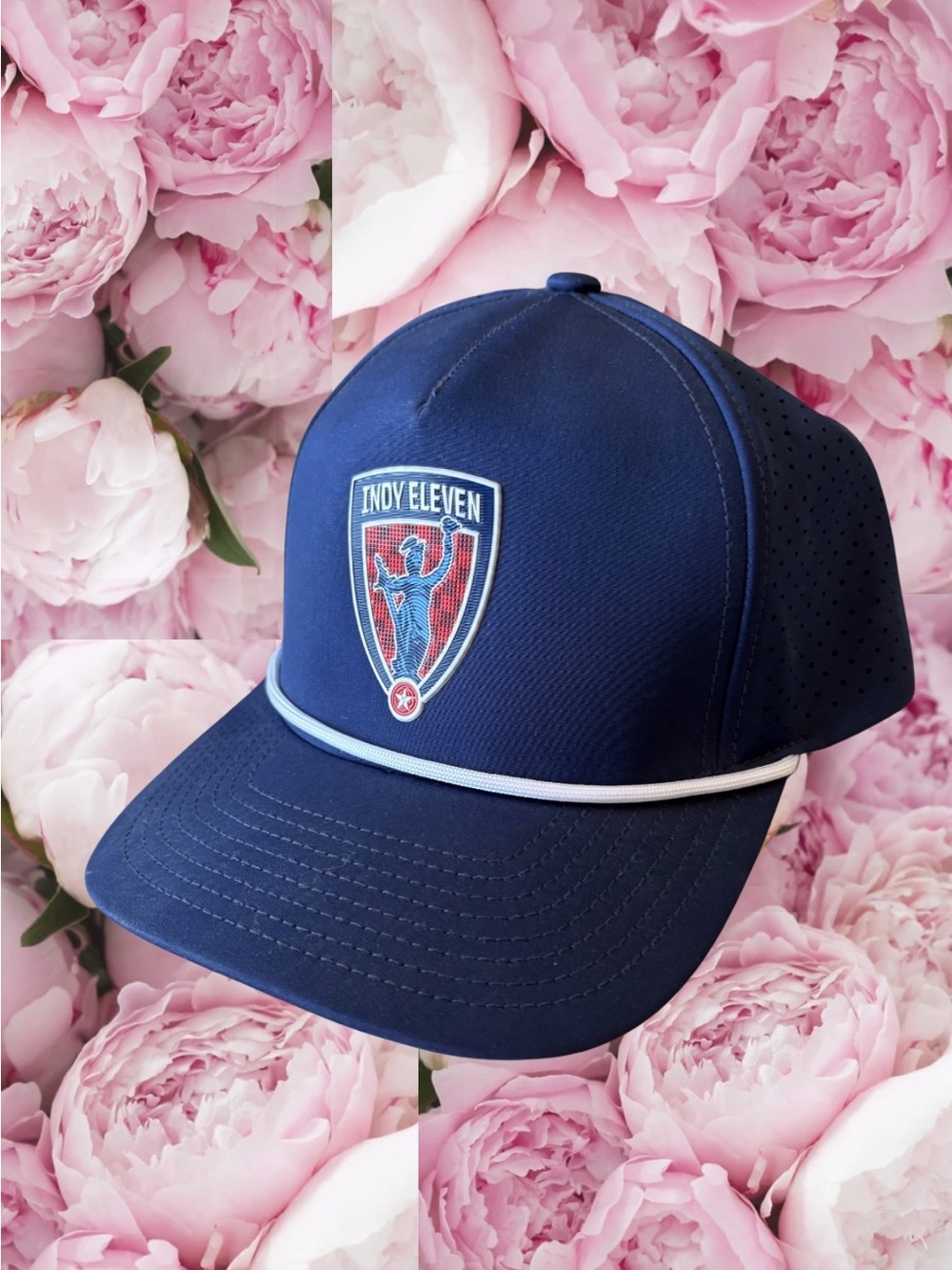 Navy blue Indy Eleven soccer cap